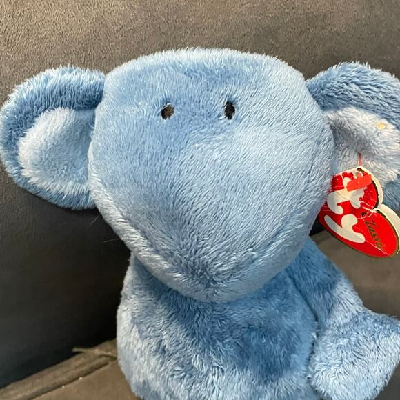 Ty Classics Collection Jazzy Blue Mouse Beanie Baby Lovey Nursery Decor Gift 10" - Picture 6 of 10